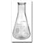 Flask, Erlenmeyer, Filtering, Heavy Wall, with Capacity Scale, Kimble