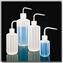 NALGENE&reg; 2401 Economy Wash Bottles, low-density polyethylene bottle; polypropylene screw closure/stem; polypropylene copolymer draw tube