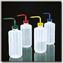 NALGENE&reg; 2422 Color-Coded Wash Bottles, low-density polyethylene bottle; polypropylene screw closure/stem and draw tube