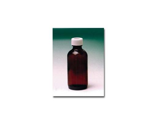 Bottle, Boston Round, Polypropylene Open Top Cap with Welded Teflon / Silicone Septum, EPA Level 1 C