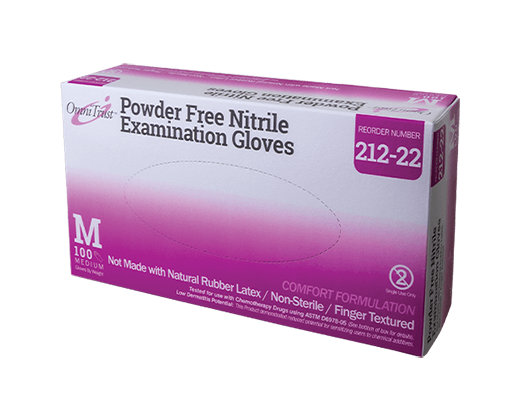 OmniTrust #212 Series Nitrile Powder Free Examination Glove – Chemo Rated