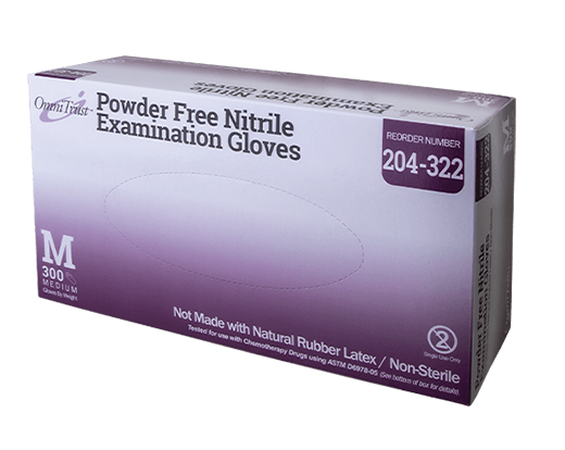 OmniTrust #204 Series Ultimate Nitrile Powder Free Examination Glove – Chemo Rated