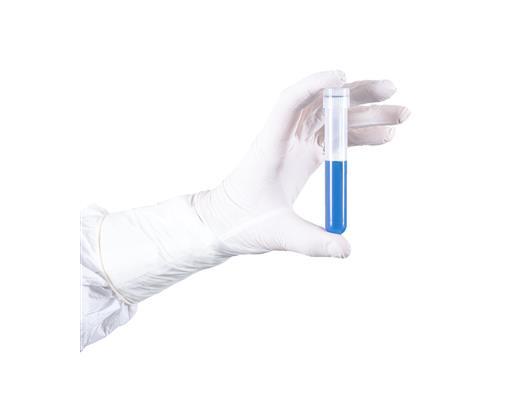 Sterile Nitrile Cleanroom Glove Compatible with Class 10 Environments
