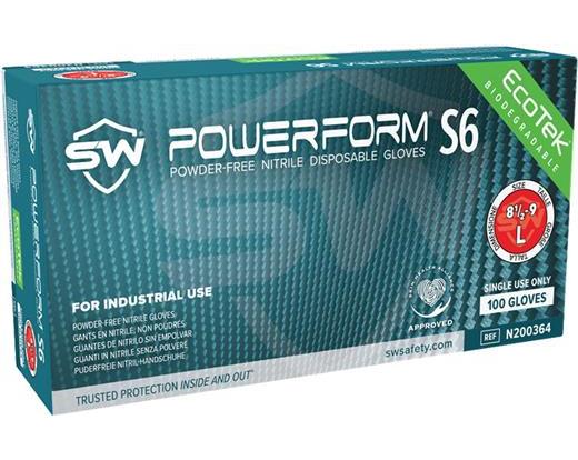 PowerForm S6 EcoTek Nitrile Exam Gloves