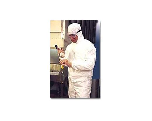 Coverall, IsoClean&amp;reg; Cleanroom, Zipper Front, Tunnelized Elastic at Wrists and Ankles, Bound Neck