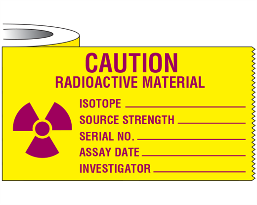 Radioactive Warning Label List