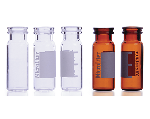 WHEATON MicroLiter 12 x 32mm Vials with 11mm Snap Cap and Marking Spot