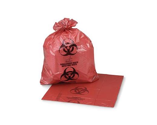 Red/black Biohazard Waste Bags