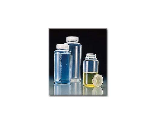 NALGENE&amp;reg; 2107 Wide-Mouth Bottles, polymethylpentane; polypropylene screw closure