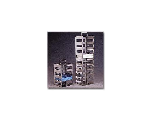 NALGENE 5036 Vertical CryoBox Rack, stainless steel