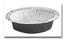 Dishes, Aluminum, Crinkle Wall