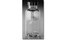 Bottle, Clear, Wide Mouth, French Square