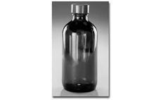 Bottle, Amber, Boston Round