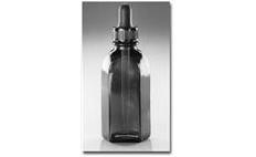 Bottle, Amber, Dropper, with Dropper Cap