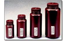 HDPE Wide-mouth Amber Bottle