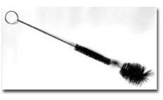 Babcock Cream Test Bottle Brush, Fan Tip