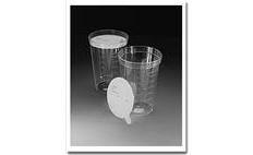 Container, Specimen, Polystyrene, Paper Lid
