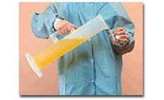 Cylinder, Graduated, Polypropylene, Holdfast with