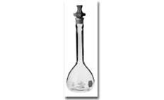 Flask, Volumetric, Class A, Polyethylene Stopper, Kimble
