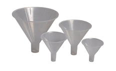 Polypropylene Funnels with Powders