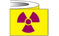 Radioactive Materials Symbol Warning Tape
