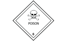 DOT Poison Warning Label