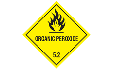 Organic Peroxide Warning Label