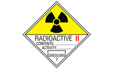 Radioactive 2 / 7 Warning Label