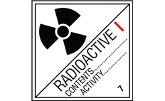 Radioactive Hazard Warning Label