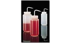 NALGENE&amp;reg; 2407 Wide-Mouth Wash Bottles, low-density polyethylene bottle; polypropylene screw clos
