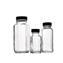 Bottles, Clear Glass, French Square Bottle, Attached Cap, Kimble | DWK Life Sciences