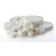 Caps, Closed-top, White PP, with Bonded PTFE liners, Thermo Scientific&amp;reg;