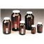 Bottle, Wide-Mouth Glass Packers, Amber Glass with PTFE-lined White PP Cap, Thermo Scientific&amp;reg;