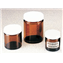 Bottle, Wide Mouth Short Profile, Amber Glass with PTFE-lined White PP Cap, Thermo Scientific&amp;reg;