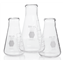 Flask, Erlenmeyer, Wide Mouth, Heavy-Duty Tooled Top Finish, with Capacity Scale, Kimble | DWK Life Sciences