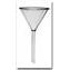 Funnel, 60&amp;#176; Angle, Wide Top, Long Stem, 6", Kimble