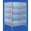 Slides, Storage Cabinet, Fixed Feet, PMMA/Stainless Steel