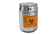 Biohazard waste container with lid