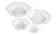 Plastic Hexagonal Dishes