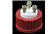 Corning GL45 3-Hole Delivery, Red High Temperature PBT