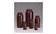 HDPE wide-mouth amber opaque bottles