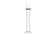 PYREX Single Metric Scale Cylinders, Graduated, To Contain