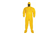 QC Tyvek yellow coveralls with boots