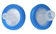 PVDF Blue Individually Packed Sterile Syringe Filters
