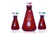 Erlenmeyer Flask with a Color-Coded Standard Taper PTFE Stopper