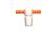 Key-Head Color-Coded Medium Length Solid PTFE Stopper