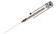 Knurled Hub Syringe with Guide