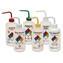 NALGENE&reg; 2425 Right-To-Know Safety Wash Bottle, LDPE, white LDPE or PPCO bottle, PP or HDPE closure; PPCO fill tube
