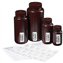 Bottle, HDPE, Wide-Mouth, Amber, PP Screw Closure, Thermo Scientific&reg;, Nalgene&reg;