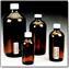 Bottle, Narrow-Mouth Boston Round, Amber Glass with PTFE-lined White PP Cap, Thermo Scientific®